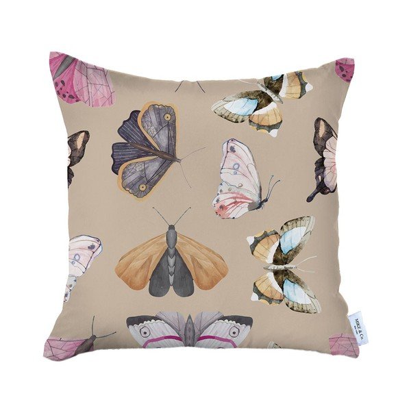 Federa beige Farfalle, 43 x 43 cm Honey - Mike & Co. NEW YORK