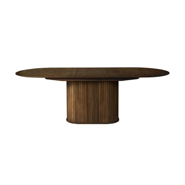 Tavolo da pranzo con effetto rovere allungabile con estensione 95x180 cm Nola – Unique Furniture-image-2