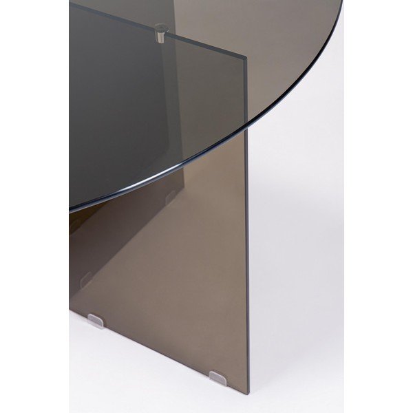 Tavolo da pranzo rotondo in vetro ø 130 cm Iride – Bizzotto-image-2