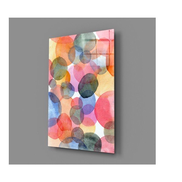 Pittura su vetro , 46 x 72 cm Watercolor - Insigne-image-3