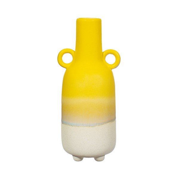 Vaso in gres giallo Mojave - Sass & Belle