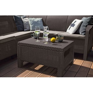 Tavolo da giardino in rattan 57x77 cm Corfu - Keter
