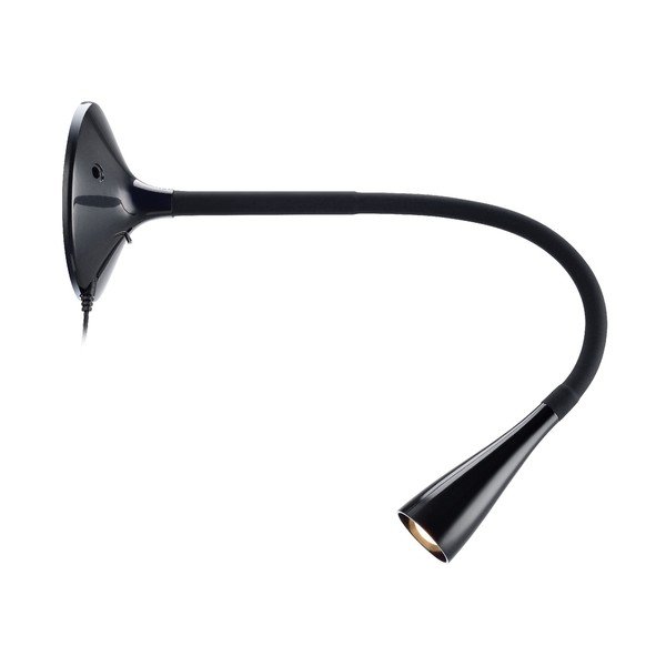 Lampada da parete nera Snake - Markslöjd