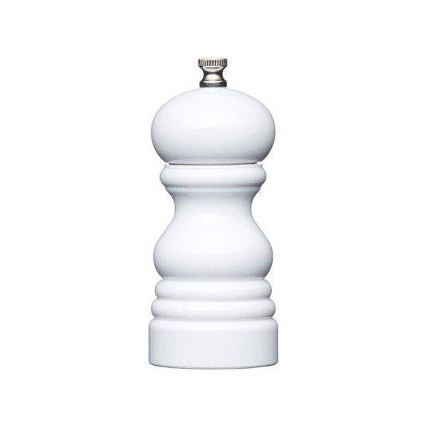 Mlýnek na koření Kitchen Craft Master Glass White, výška 12 cm