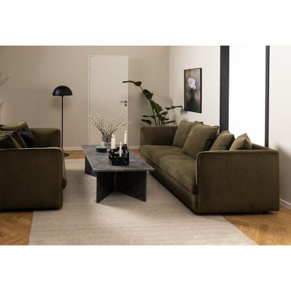 Tavolino in marmo nero 70x140 cm Vega - Actona-image-2