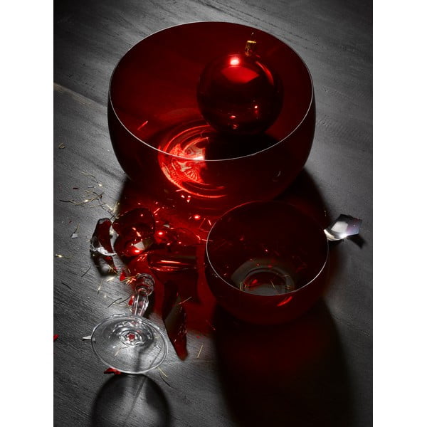Set di 6 ciotole in vetro rosso, ø 12,2 cm Extravagance - Crystalex