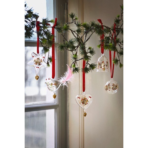 Decorazione per albero di natale in vetro soffiata a mano ø 6,5 cm Ann-Sofi Romme – Holmegaard-image-2
