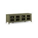 Mobile TV verde in pino massiccio 150x50x40 cm Alessandra – Marckeric