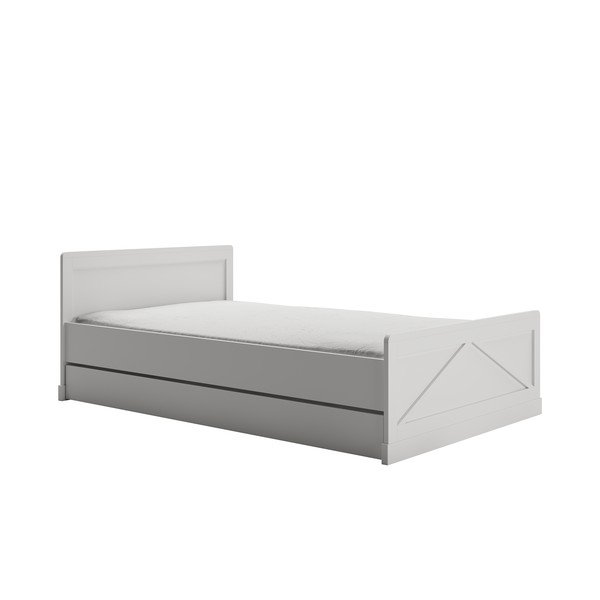 Letto bianco per bambini 120x200 cm Marie - Pinio-image-2