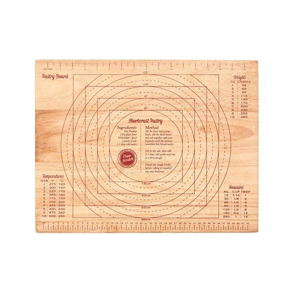 Tavola in legno di gommo, 35 x 45 cm - Premier Housewares-image-2