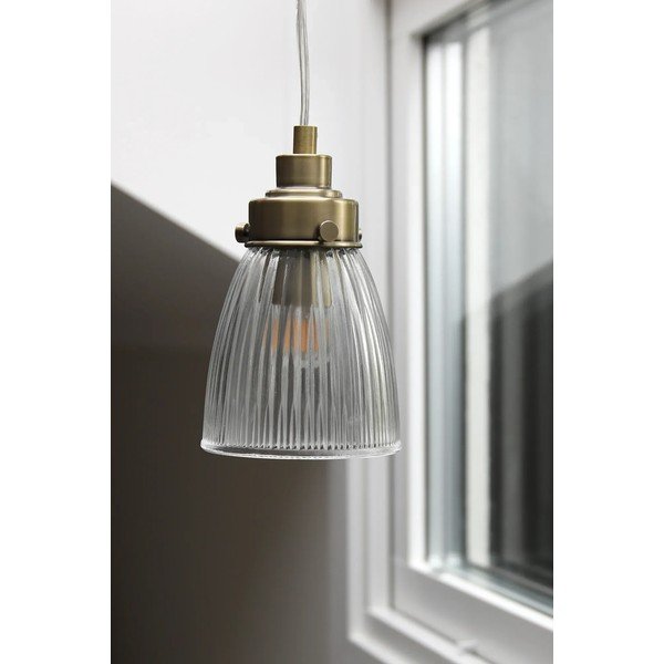 Lampadario color ottone con paralume in vetro ø 11 cm Bellis – Markslöjd-image-3