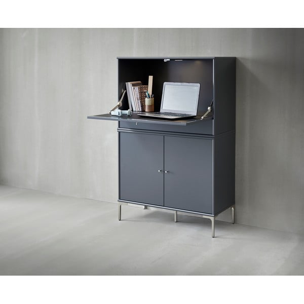 Mobile vino grigio scuro 89x76 cm Mistral - Hammel Furniture-image-3