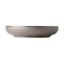 Piatto profondo in ceramica grigio/naturale ø 22 cm Earth - MIJ