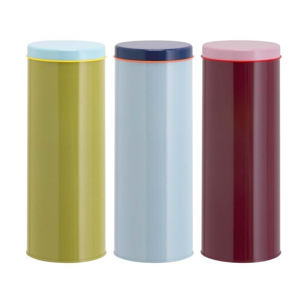 Barattoli di latta per alimenti in set da 3 Loni - Remember