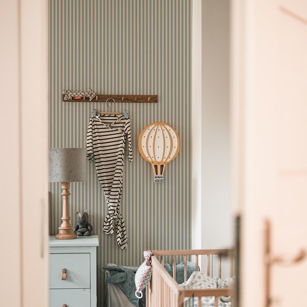 Carta da parati per bambini 50 cm x 280 cm Vintage Stripes - Dekornik-image-1