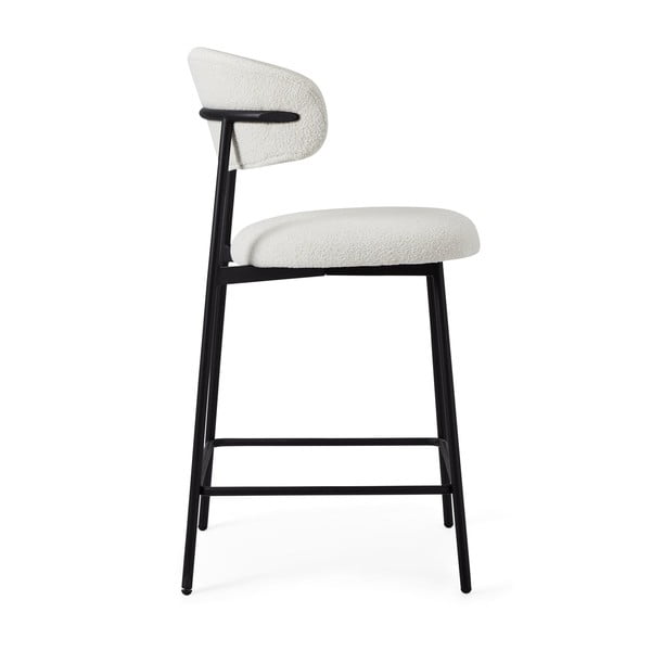 Set di 2 sgabelli da bar bianchi (altezza seduta 65 cm) Diana - Furnhouse-image-1