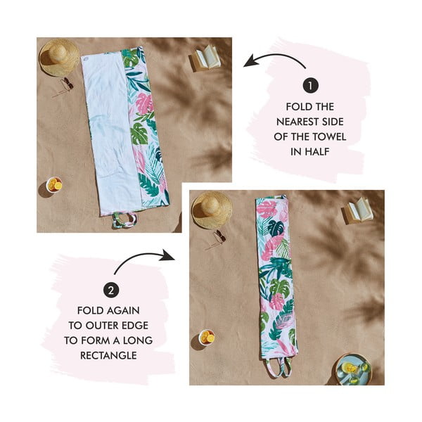 Telo mare 150x75 cm Tropical Palm - Catherine Lansfield-image-2