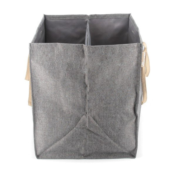 Cesta per il bucato grigia in tessuto 71 l Laundry Hub Tweed duplo – Rolser-image-3