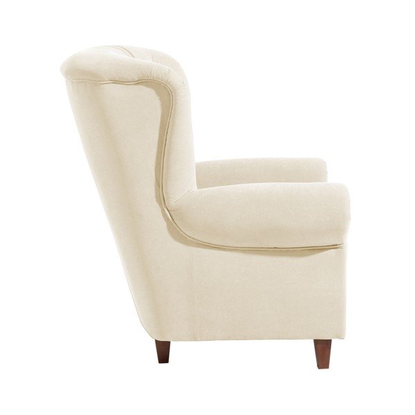 Poltrona crema Vicky Velor - Max Winzer-image-1