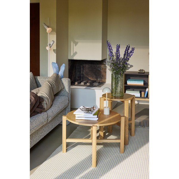 Lampada da terra grigio chiaro (altezza totale 160 cm) Set – Hübsch-image-3