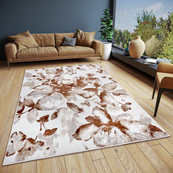 Tappeto marrone 67x120 cm Shine Floral - Hanse Home-image-1