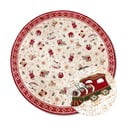 Tappeto rotondo rosso natalizio in misto cotone ø 160 cm Toy's Delight Red Christmas - Villeroy&Boch