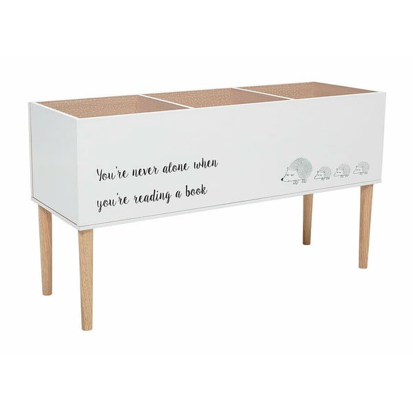 Libreria per bambini bianca 90x50 cm Salam - Bloomingville Mini-image-3