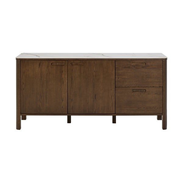 Cassettiera marrone con effetto rovere 160x75x40 cm Southampton – Actona