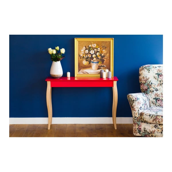 Tavolo contenitore grigio chiaro Console, lunghezza 85 cm - Ragaba-image-3