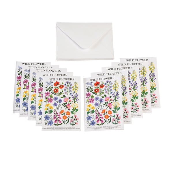 Cartoline in set da 10 Wild Flowers - Rex London-image-1