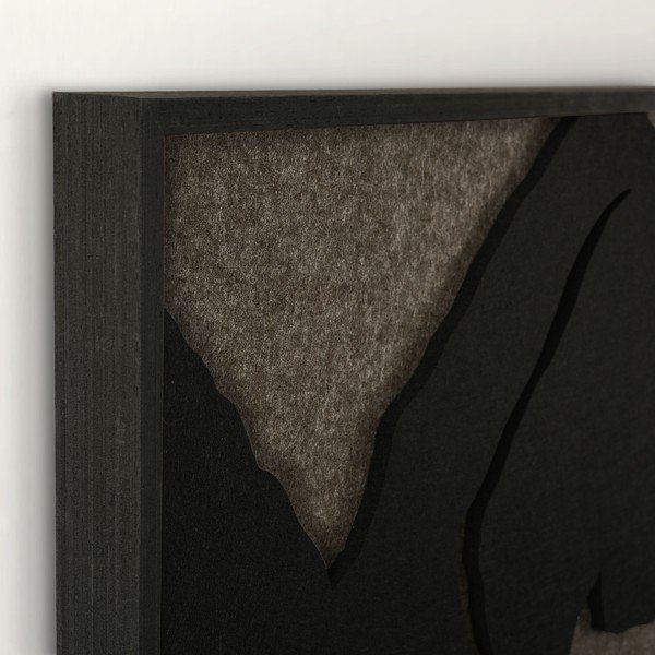 Dipinto in 3D con cornice inclusa/fonoassorbente 90x120 cm Silent Shadows 1 – Malerifabrikken-image-2