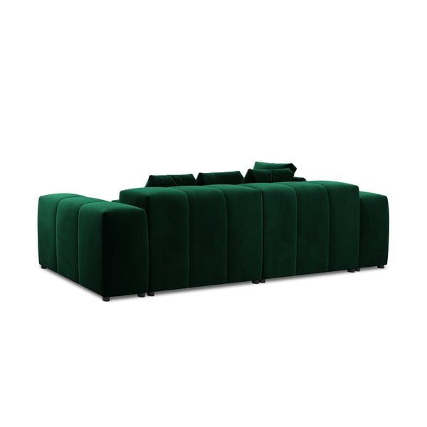 Divano angolare in velluto verde (variabile) Rome Velvet - Cosmopolitan Design-image-4