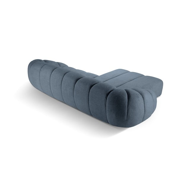 Divano angolare blu (con penisola a sinistra) Diana – Micadoni -image-3