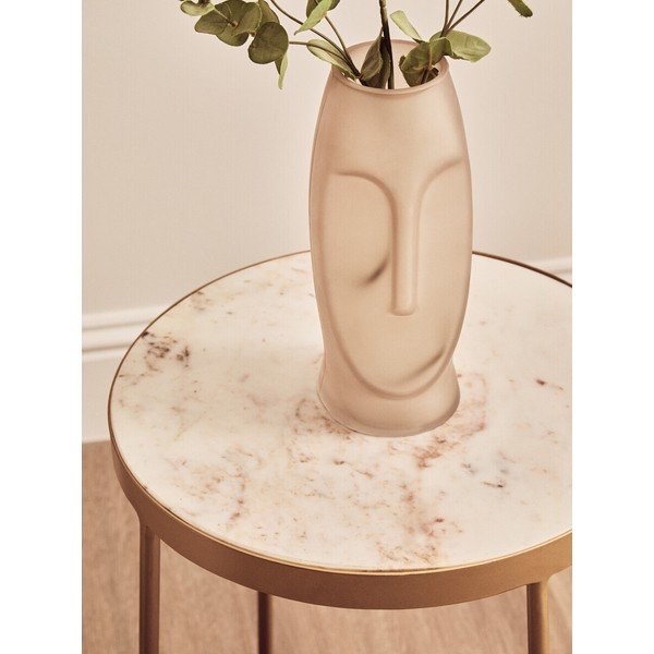 Tavolino rotondo con piano in marmo ø 36 cm Shalimar – Premier Housewares-image-3