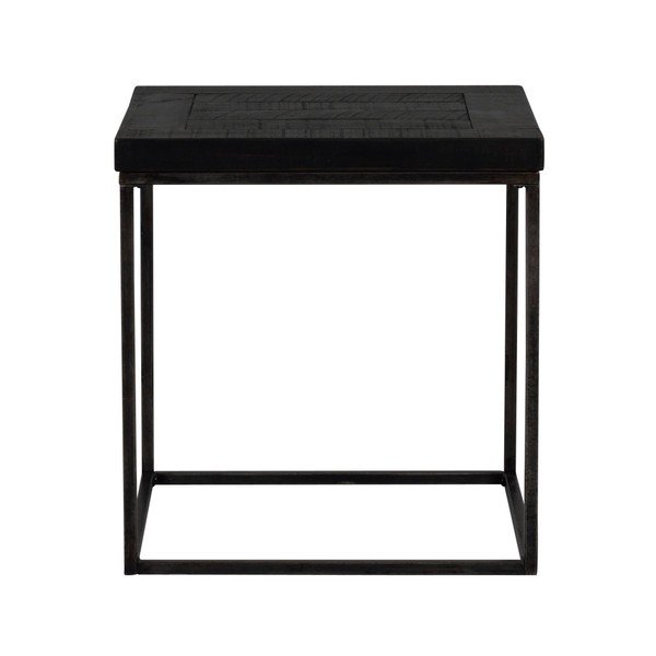 Tavolino in legno nero Lato Dalton - Rowico-image-1