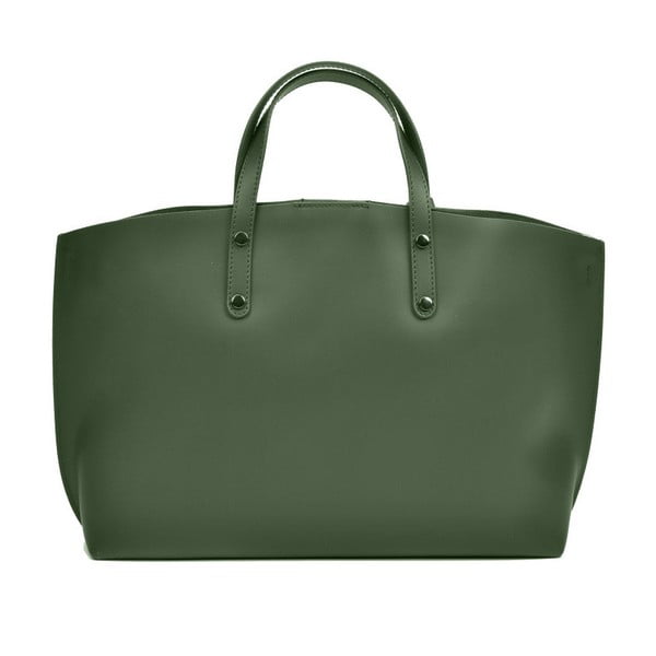 Borsa in pelle verde Veronica - Luisa Vannini-image-1