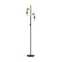 Lampada da terra LED nera/di colore naturale (altezza totale 166,5 cm) TOWNSHEND – EGLO