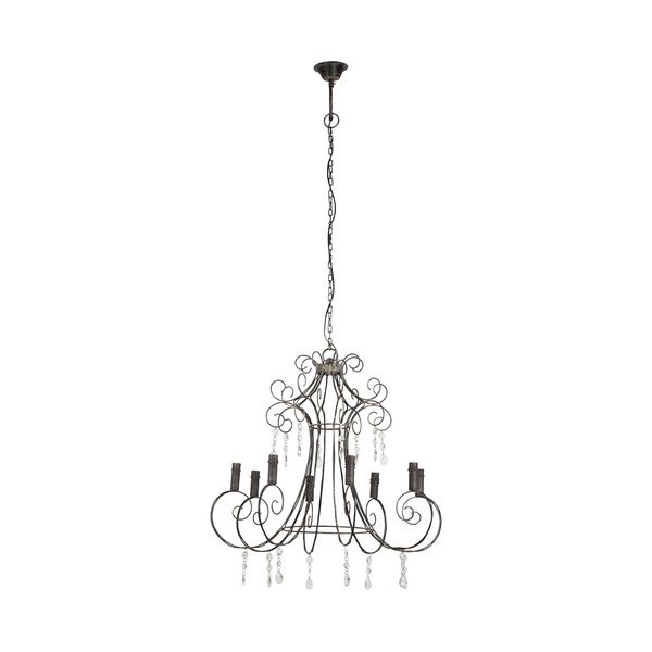 Lampada a sospensione grigia 82x82 cm Brissac - Côté Table