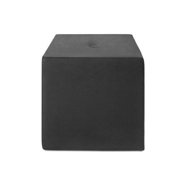 Pouf grigio scuro , 40 x 45 cm Margaret - Mazzini Sofas-image-2