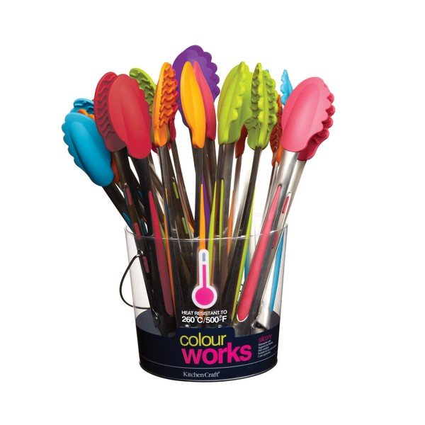 Modré kleště na pokrmy Kitchen Craft Colourworks-image-1