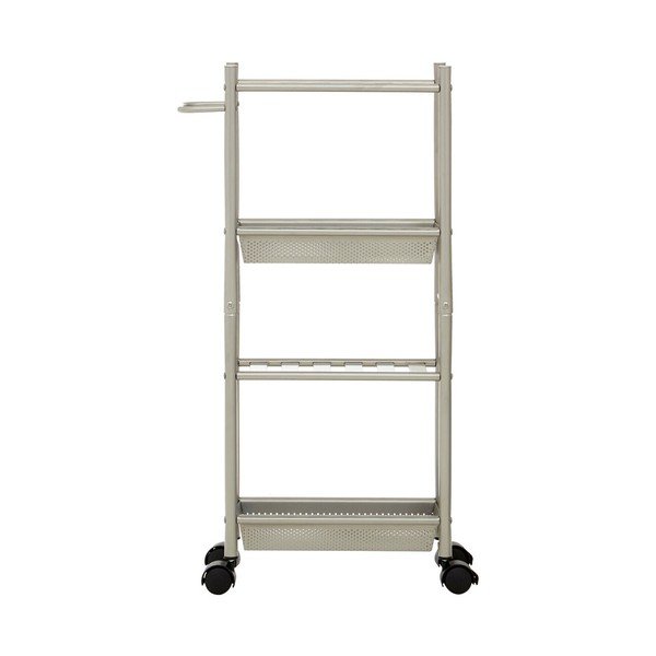 Tavolino da servizio in metallo su ruote 16x40 cm Dara – Premier Housewares-image-4