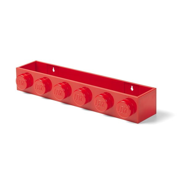 Mensola a muro rossa per bambini Sleek - LEGO®-image-2