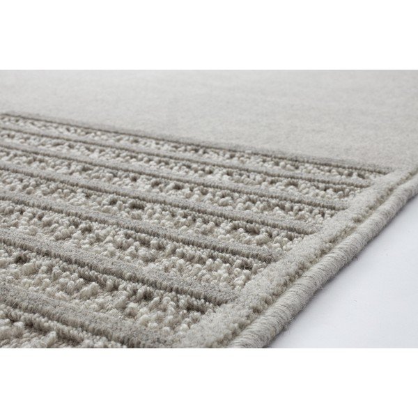 Tappeto in lana grigio chiaro 160x230 cm Nizer - Agnella-image-2