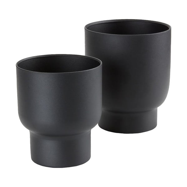 Set di coprivaso in metallo 2 pz ø 16 cm Fulda - House Nordic-image-4