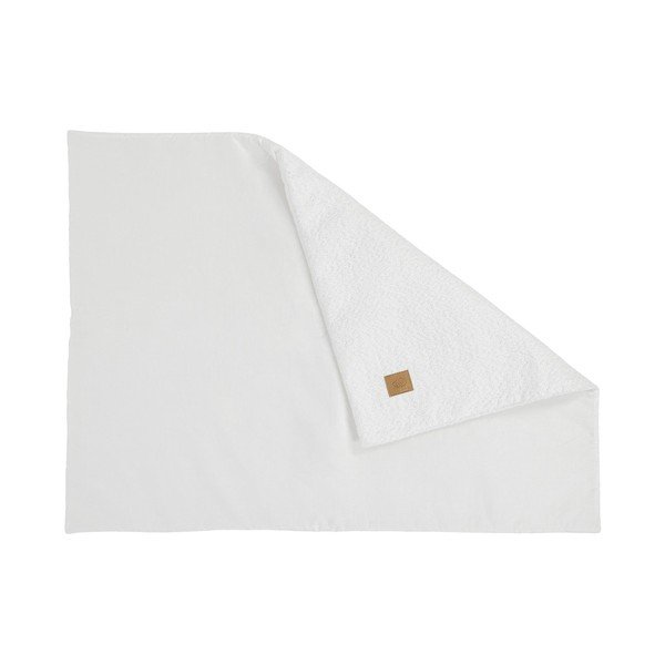 Coperta per bambini bianca in bouclé 100x77 cm – Meowbaby-image-1