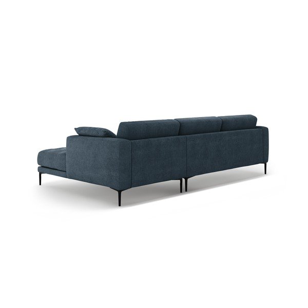 Divano angolare blu scuro (con penisola a destra/con chaise lounge) Bemy – Micadoni -image-2