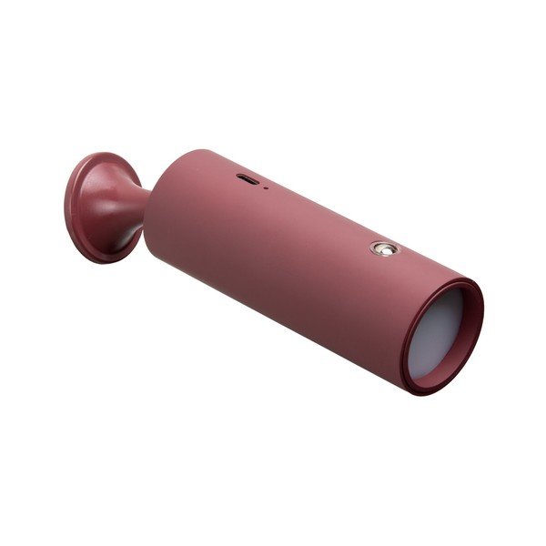Faretto LED burgundy in alluminio con struttura flessibile Paris – Leitmotiv