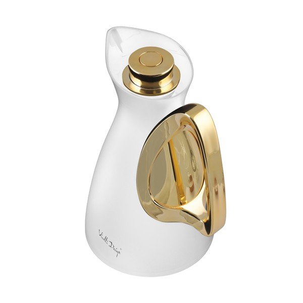 Borraccia termica bianca/dorata 1 l Alessia – Vialli Design-image-2