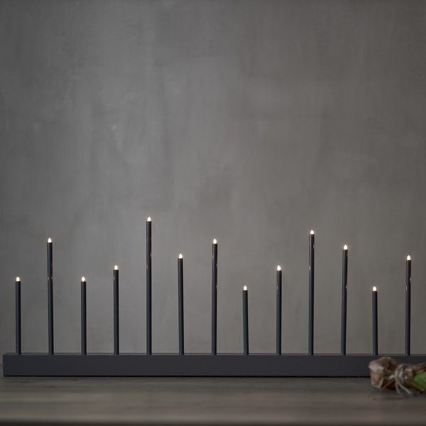 Portacandele LED con alimentazione a corrente (altezza totale 27 cm) Buzz – Star Trading-image-1