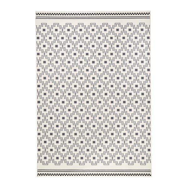 Tappeto bianco e nero , 70 x 140 cm Cubic - Zala Living